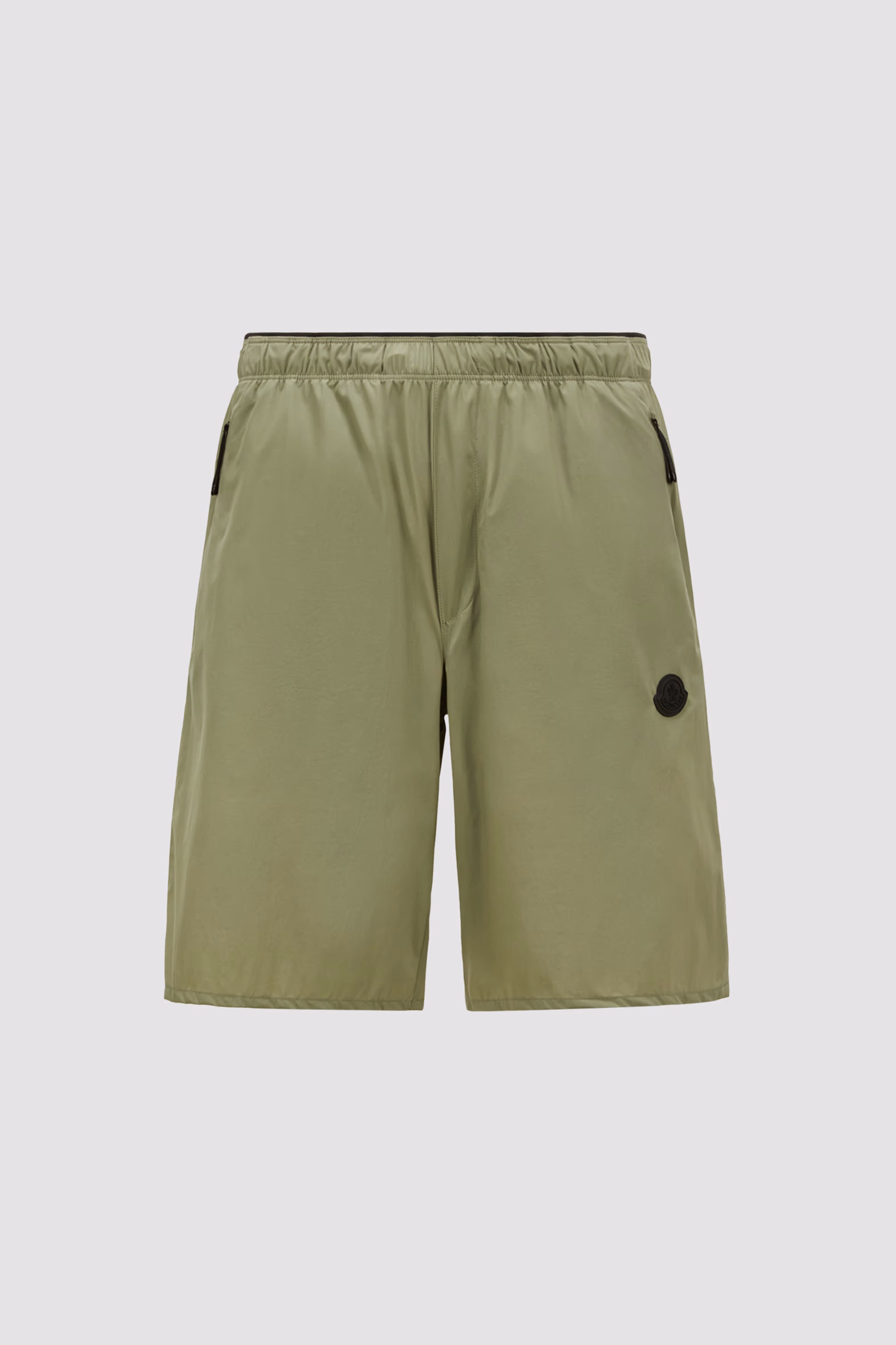 Logo Patch Shorts Men Sage Green Moncler 2